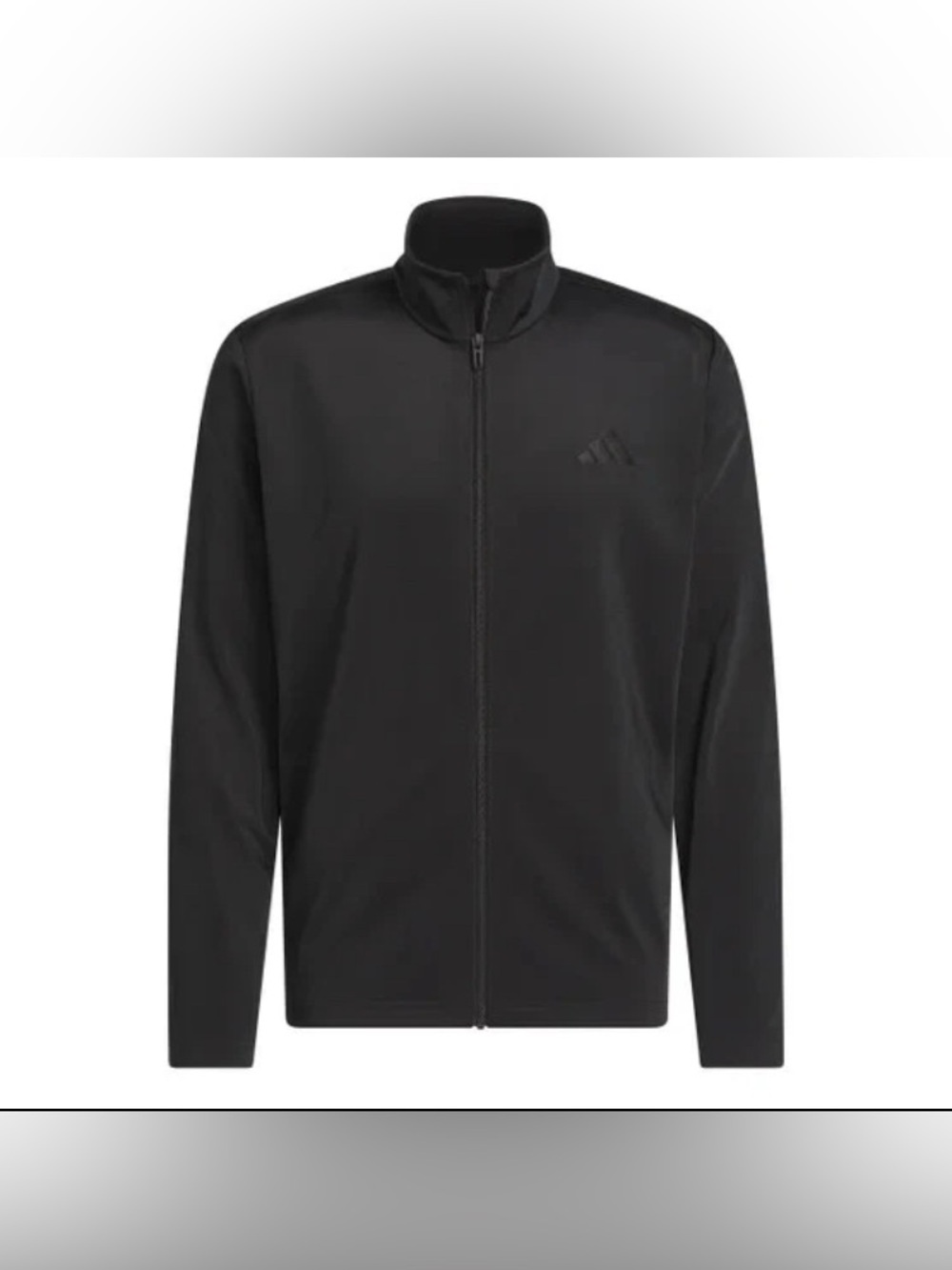 adidas Men's Tricot Track Jacket Full Zip Stand Collar Recycled Poly Size Med